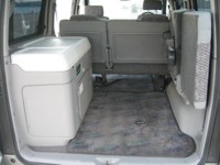 bongo rear interior